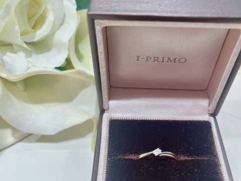 【アイプリモ(I-PRIMO)の口コミ】 普段使いしたい、結婚指輪と重ね付けしたい、という希望に沿ったシンプル…