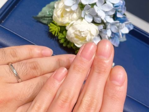 【銀座ダイヤモンドシライシの口コミ】 ウェーブしてるものは、あまり好きではないのでシンプルなものをお願いし…