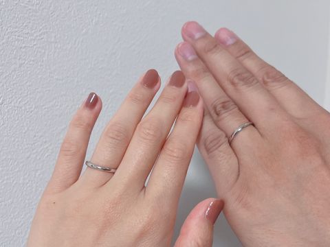 【俄(にわか)の口コミ】 結婚指輪として選んだものはダイヤモンドなどの装飾のない普段使いできる…