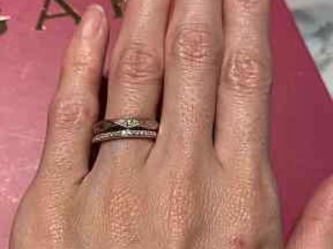 【ブルガリ(BVLGARI)の口コミ】 ファセットに合わせるエタニティタイプの結婚指輪を探していて、写真下の…