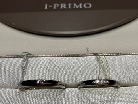 【アイプリモ(I-PRIMO)の口コミ】 シンプルで着け心地良く、それでいて輝きが美しいこちらの指輪は、1番最初…