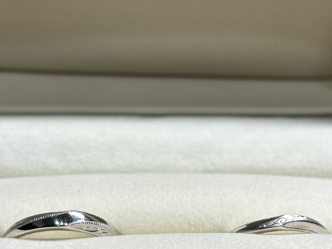 【ケイウノ ブライダル(K.UNO BRIDAL)の口コミ】 新郎新婦が共に気に入るデザインになかなか出会えない中、こちらでデザイ…