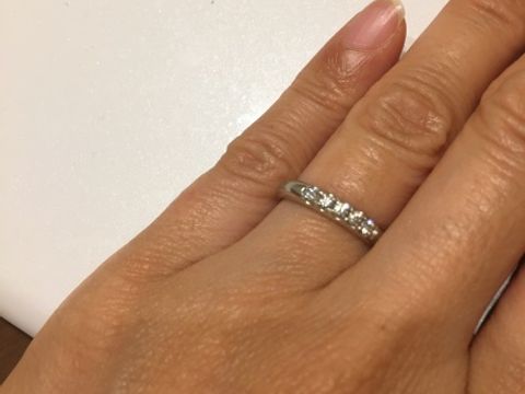 【MIKIMOTO(ミキモト)の口コミ】 プラチナ部分が多いと、傷つきやすく、傷ついた時に輝きが鈍るのが懸念事…