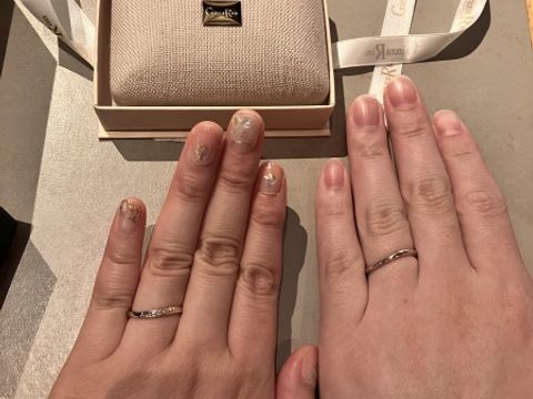 【Ginza Rim(銀座リム)の口コミ】 女性用は「アシュリー」男性用は「テイラー」にしました。個人的にはプラ…