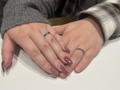 【ラザール ダイヤモンド(LAZARE DIAMOND)の口コミ】 なんといってもこのデザイン！存在感があってプラチナの面がキラキラ輝く…