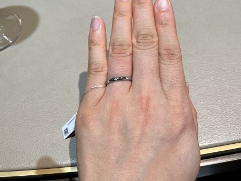 【カルティエ(Cartier)の口コミ】 仕事上、金融系の接客をやっているのであまりキラキラした華やかな指輪に…