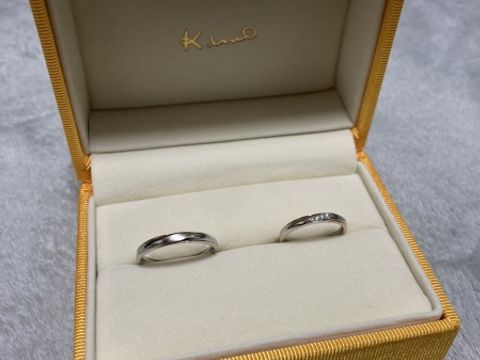 【ケイウノ ブライダル(K.UNO BRIDAL)の口コミ】 この結婚指輪の最大の魅力は、完全オリジナルデザインによる唯一無二の存…