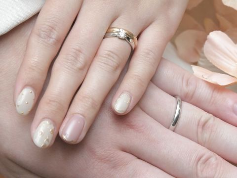 【ティファニー(Tiffany & Co.)の口コミ】 シンプルなデザインなので他のブランドのリングとの重ね付けにも合うと思…