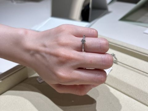 【和光ブライダルブティックギンザの口コミ】 数多いブランドの中でシンプル且つ上品な印象のデザインに惹かれ来店予約…