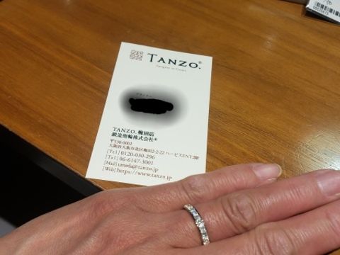 【TANZO.(鍛造指輪)の口コミ】 フルエタニティで探していて、tanzoさんの指輪も魅力的な部分がいっぱいあ…