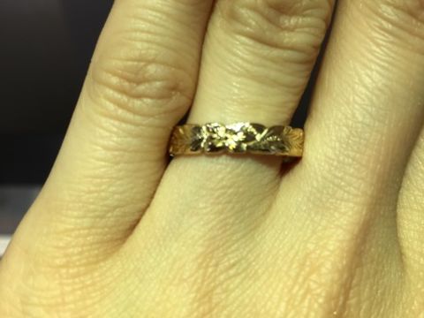 【Kahuna(カフナ)の口コミ】 彫りがとても綺麗でした。もっと豪快なイメージでしたが、女子が付けても…