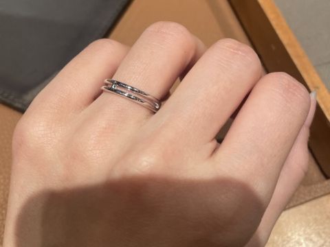 【エルメス(HERMES)の口コミ】 ダイヤのついていない指輪を探していたところ、たどり着いたのがアリアン…
