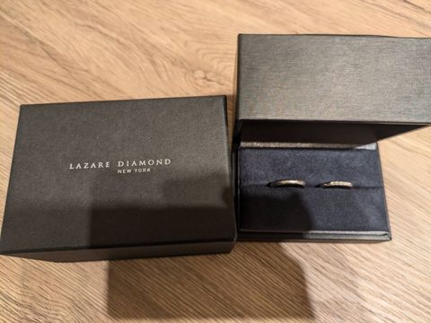 【ラザール ダイヤモンド(LAZARE DIAMOND)の口コミ】 一生涯使えること・夫婦でペアのデザインであること、が夫婦の希望だった…