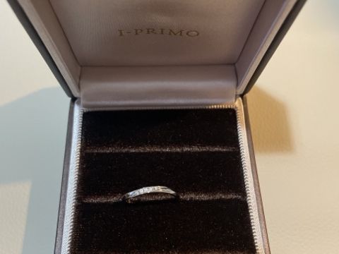 【アイプリモ(I-PRIMO)の口コミ】 自分の指に合う指輪のタイプの中から、着け心地の良いものを選びました。…