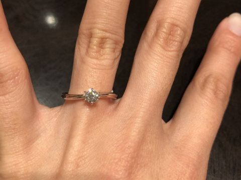 【ケイウノ ブライダル(K.UNO BRIDAL)の口コミ】 ダイヤは持ち込みだったため、リフォームで作ってくれるショップを探して…