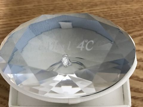 【canal4℃(カナルヨンドシー)の口コミ】 ディズニーデザインで、シンデレラモチーフがかわいいです。裏に刻印と、…