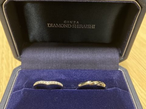 【銀座ダイヤモンドシライシの口コミ】 ダイヤとデザインの組み合わせがシンプルだけど華やかさがある指輪！海外…