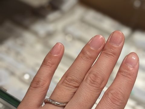 【アイプリモ(I-PRIMO)の口コミ】 試着したときから、この逆ウェーブの形がとても気に入ってしまいました！…