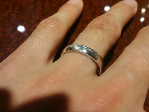 【JEWELRY  KAMATA(ジュエリーかまた)の口コミ】 フルオーダの結婚指輪を購入しました。そのデザインに二人の指輪を重ねる…