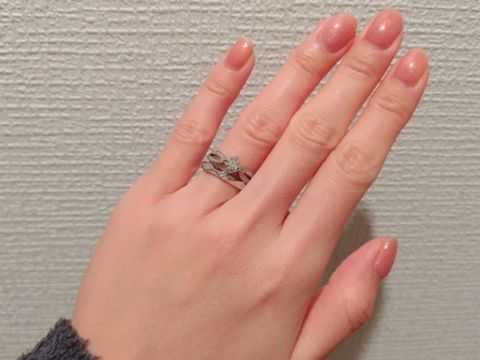 【ブシュロン(BOUCHERON)の口コミ】 結婚指輪はクルドパリ、ファセットで迷いましたが、クルドパリはファッシ…