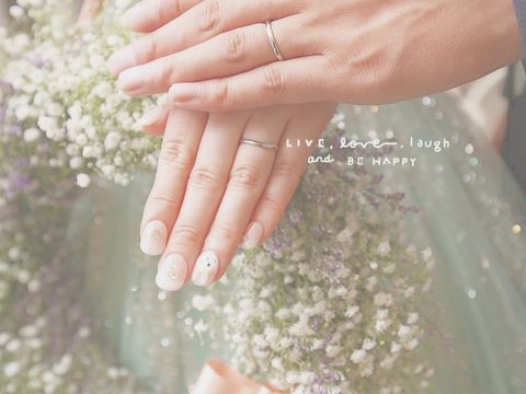 【銀座ダイヤモンドシライシの口コミ】 婚約指輪と結婚指輪は重ね付けするときの相性も考えて、同じブランドが良…