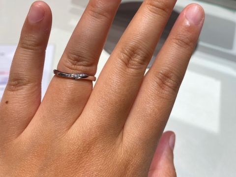 【アイプリモ(I-PRIMO)の口コミ】 ダイヤモンドが斜めに入っているデザインを購入したく、アルチェステとノ…