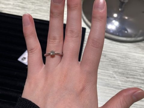 【TRECENTI(トレセンテ)の口コミ】 とにかく付け心地がとても良かったです！試着した状態でダイヤの説明など…