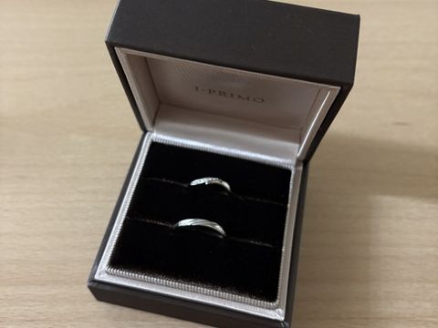 【アイプリモ(I-PRIMO)の口コミ】 それぞれに好きなデザインを選びました。アイプリモは特にセットリングで…
