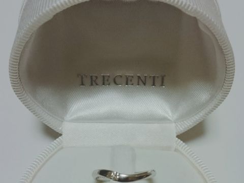 【TRECENTI(トレセンテ)の口コミ】 一目惚れして購入を決めた婚約指輪がトレセンテのもので、それに合う(重ね…