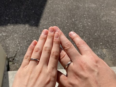 【CRAFY(クラフィ)の口コミ】 自分たちでデザインしたので、自分たちの大好きな指輪になりました。こだ…