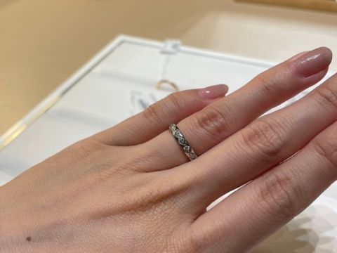 【シャネル(CHANEL)の口コミ】 CHANELで有名なキルティング模様をモチーフとした、ココクラッシュの指輪…