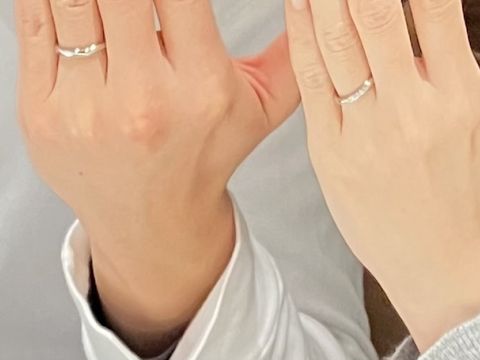 【アイプリモ(I-PRIMO)の口コミ】 ○幅広で存在感のあるリング
男性用の指輪は一般的な結婚指輪と比べて幅が…