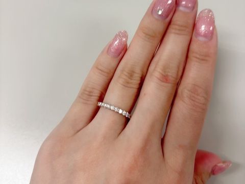 【TASAKI(タサキ)の口コミ】 他ブランドもまわりましたが、こちらを着けた時にダイヤの美しさとサクラ…