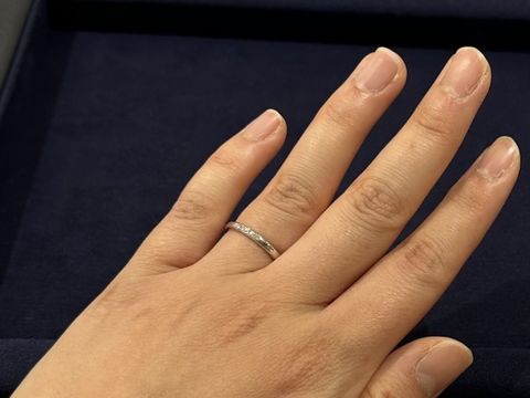 【FISCHER(フィッシャー)の口コミ】 気に入ったもののデザインはストレートタイプでダイヤ5石のタイプです。つ…