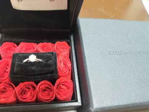 【エクセルコダイヤモンド(EXELCO DIAMOND)の口コミ】 ダイヤモンドの質の良さの割に、価格が抑えられていて、コストパフォーマ…