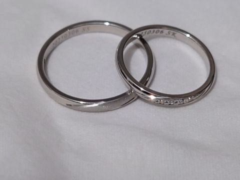 【アイプリモ(I-PRIMO)の口コミ】 結婚指輪はシンプルだけどワンポイントでオシャレなデザインを選びたかっ…