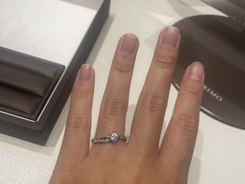 【アイプリモ(I-PRIMO)の口コミ】 指輪の見た目は個性的でとても可愛く、お値段に関してもお手頃な金額でし…