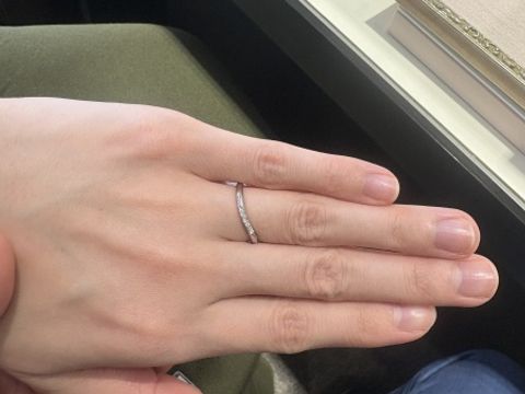 【LEGAN(レガン)の口コミ】 他の店舗よりもプラチナの硬度が強く、丈夫なリングと説明がありました。…