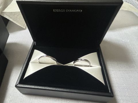 【エクセルコダイヤモンド(EXELCO DIAMOND)の口コミ】 元々婚約指輪をこちらのブランドに決めた為結婚指輪も同じブランドにしよ…