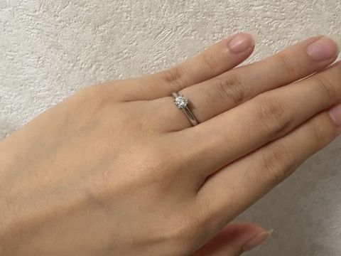 【カルティエ(Cartier)の口コミ】 試着した際に丸みを帯びた優美なフォルムがうみだす着け心地も、ダイヤモ…