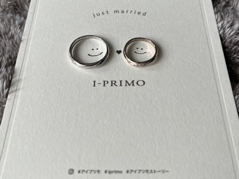 【アイプリモ(I-PRIMO)の口コミ】 指輪の色が可愛くて気に入りました。また毎日つけるものなので、見るたび…