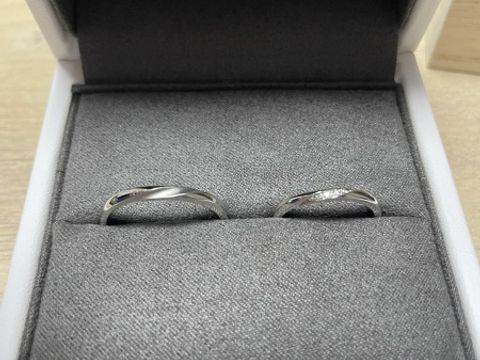 【COEUR D'OR(クゥドール)の口コミ】 たくさんある指輪の中から2人の意見がピッタリ合う指輪に出会えました。仕…