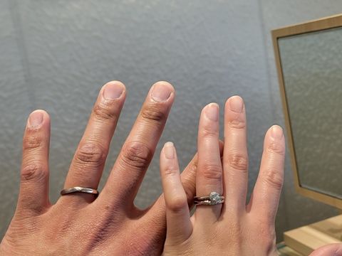 【銀座ダイヤモンドシライシの口コミ】 私が選んだのはエンジェルラダーでした。婚約者が選んだのはイリュミティ…