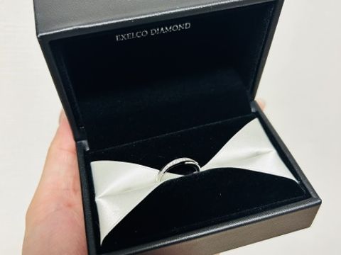 【エクセルコダイヤモンド(EXELCO DIAMOND)の口コミ】 日常使いする結婚指輪はシンプルなデザインのイメージが強かったですが、…