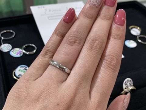 【宝寿堂(ほうじゅどう)の口コミ】 デザインも豊富で、何より指輪の幅がミリ単位で好きにオーダーできるのが…