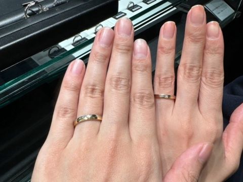 【ラザール ダイヤモンド(LAZARE DIAMOND)の口コミ】 プラチナ一択でずっと探してたところに見つけたコンビのこちらの商品！急…