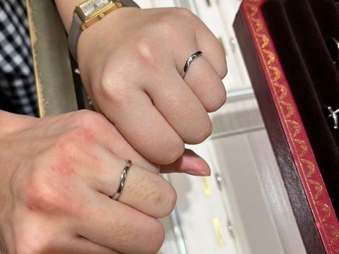 【カルティエ(Cartier)の口コミ】 指輪のデザインは国内ブランドとは全く異なり数点でした。優柔不断な人や…