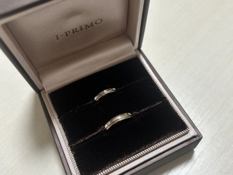 【アイプリモ(I-PRIMO)の口コミ】 2人のこだわりとして
・夫婦で同じデザインであること
・ストレートなデザ…
