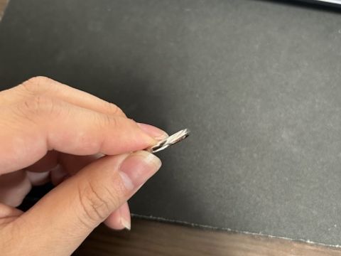【アイプリモ(I-PRIMO)の口コミ】 普段から身につけるものになるのでシンプルなデザインの結婚指輪を探して…