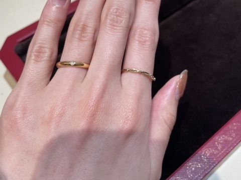 【カルティエ(Cartier)の口コミ】 ゴールドの指輪を探しており、SNSで検索したところカルティエの指輪を選ん…